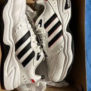 White adidas sneakers